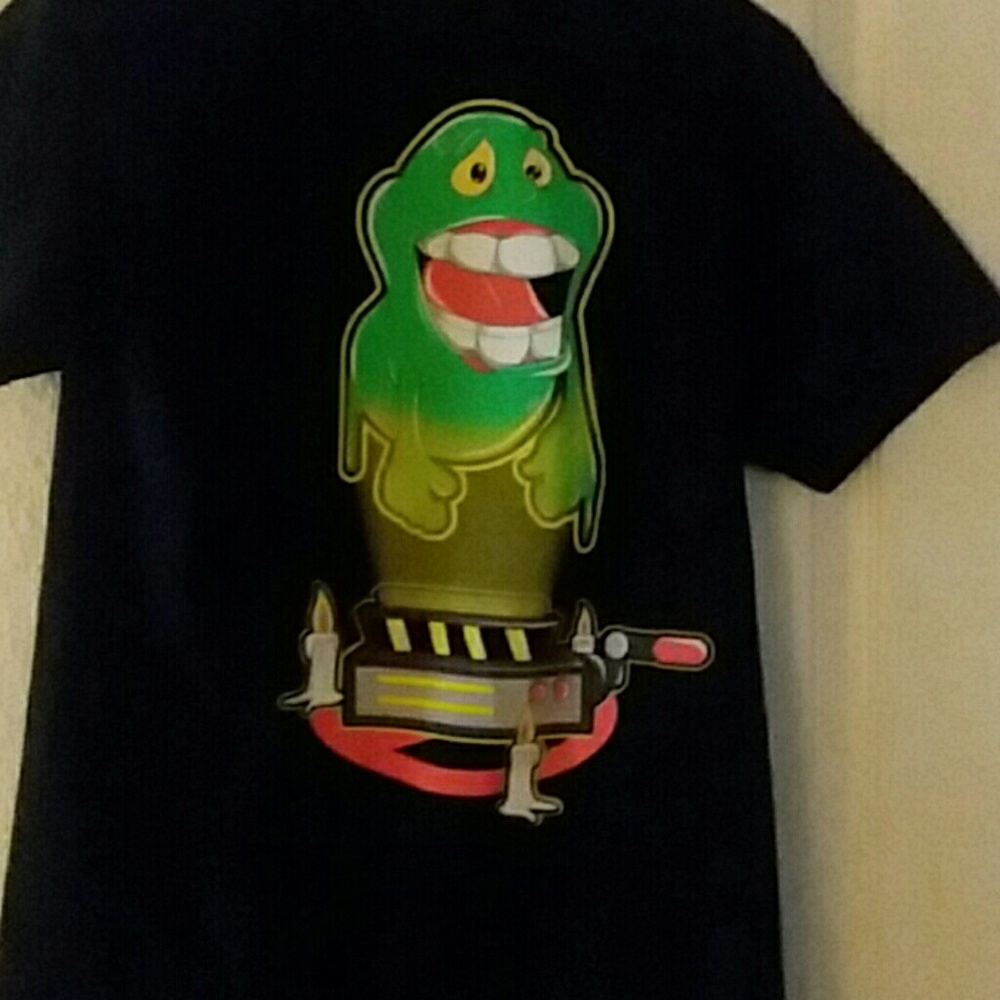 Ghostbusters Slimer shirt